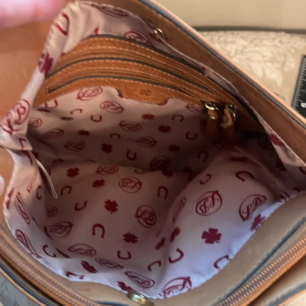 Sold - Leather Lucky Brand Crossbody with Fringe. - Picture 5 of 10